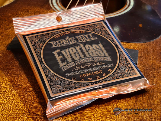 Ernie Ball Everlast Coated Phos Bronze Strenge 010