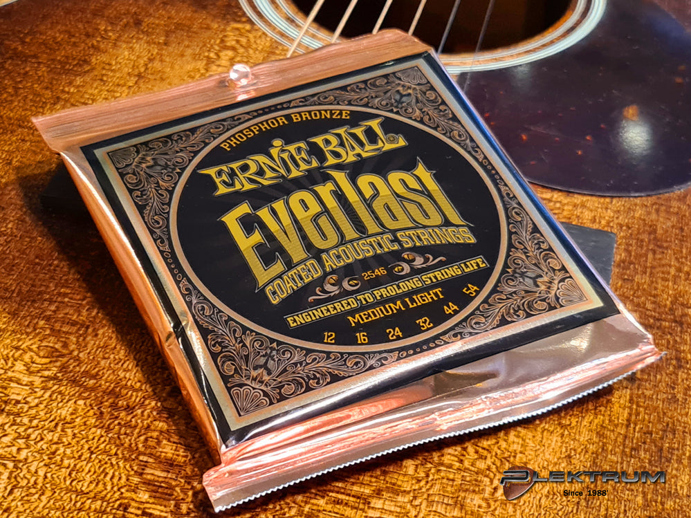 Ernie Ball Everlast Coated Phos Bronze western Strenge 012