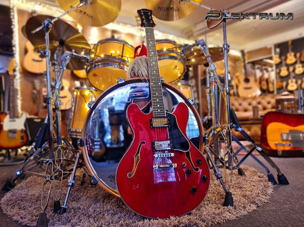 EASTMAN T386 Halvakustisk el-guitar - Demo