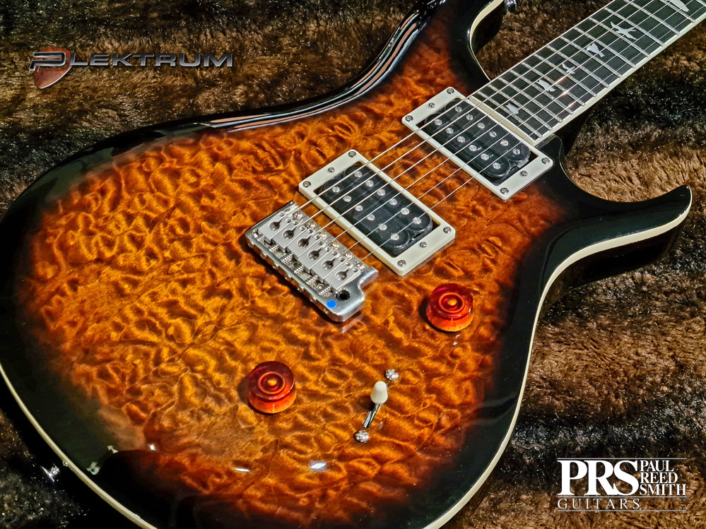 PRS SE Custom 24 - Quilt Black Gold Burst