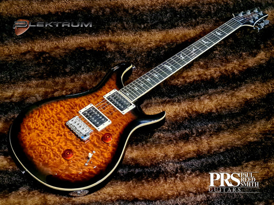 PRS SE Custom 24 - Quilt Black Gold Burst