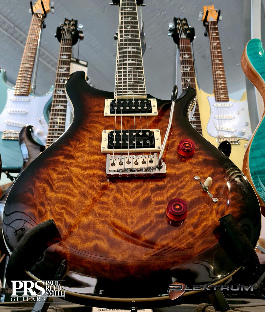 PRS SE Custom 24 - Quilt Black Gold Burst