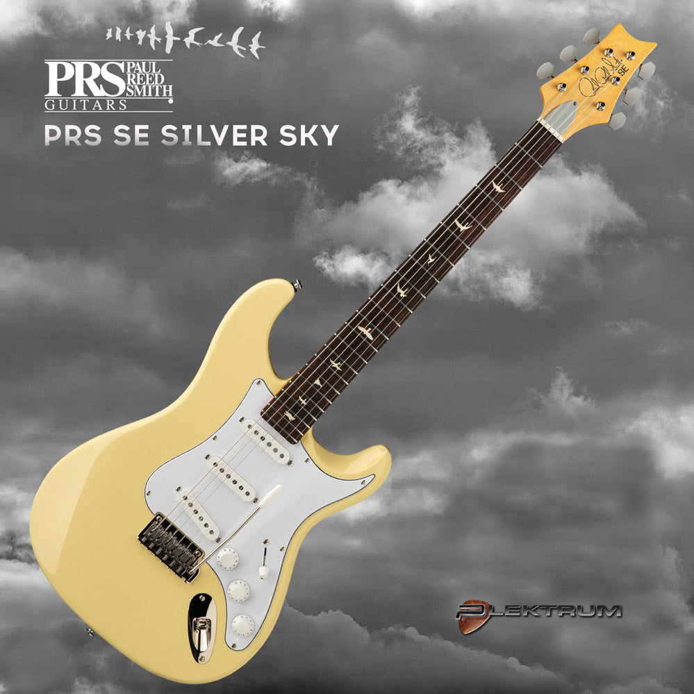 PRS SE Silver Sky - Moon White