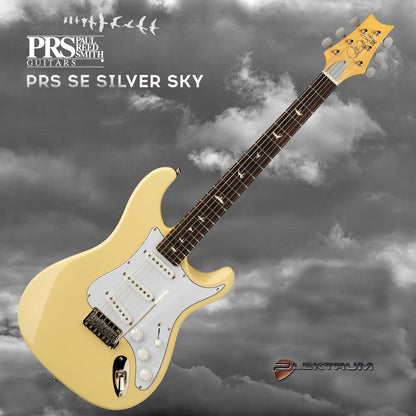 PRS SE Silver Sky - Moon White