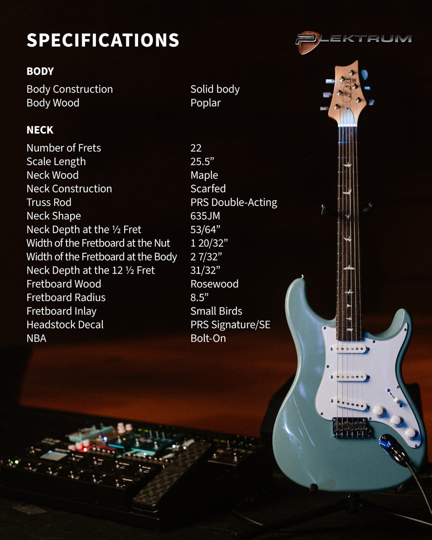 PRS SE Silver Sky - Stone Blue