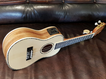 Reno koncert Ukulele med Pickup & Tuner