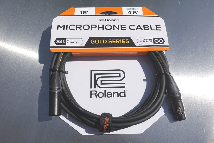 Original ROLAND Gold Mikrofon kabel 4,5 meter