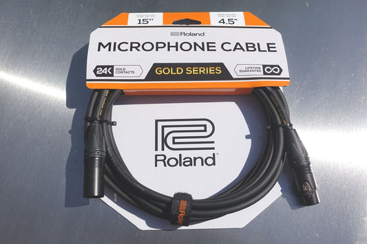 Original ROLAND Gold Mikrofon kabel 4,5 meter