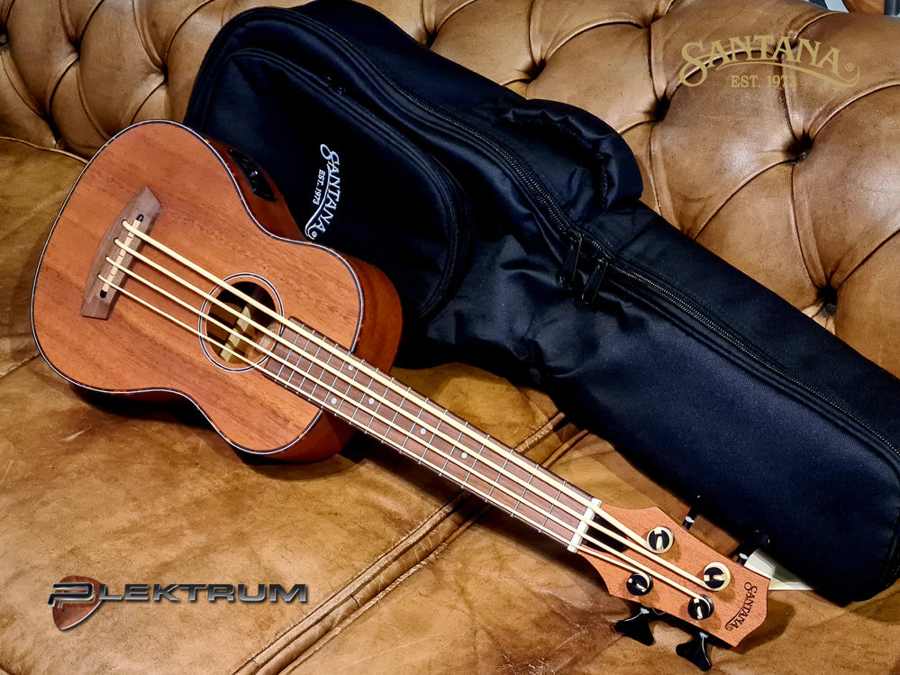 Santana Bas ukulele m/ etui.