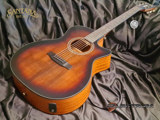 Santana G14 western guitar med pickup og Gigbag