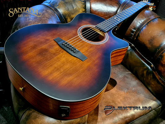 Santana G14 western guitar med pickup og Gigbag