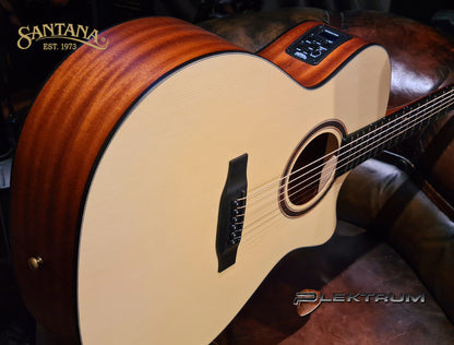 Santana G14 western guitar med pick-up - Natur
