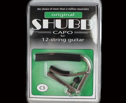 Shubb C3 Capo til 12 strengs western og el-guitar