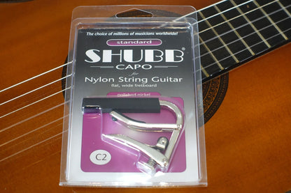 Shubb C2 Capo til klassisk / spansk guitar