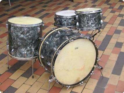 **SOLGT** Vintage Slingerland 50'er RK trommesæt