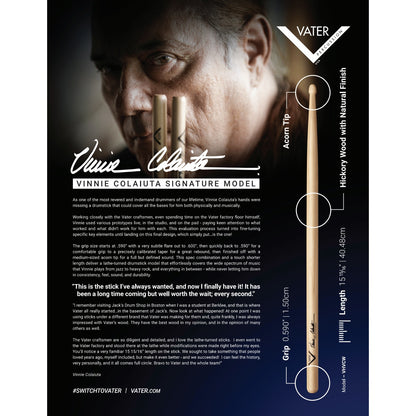Trommestikker Vinnie Colaiuta Signature