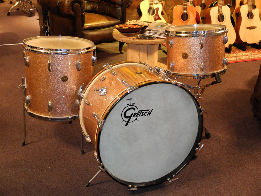 **SOLD** Vintage Gretsch R.B. trommesæt 13,16, 22