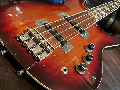 Vintage Hagström Super Swede el-bas 1981