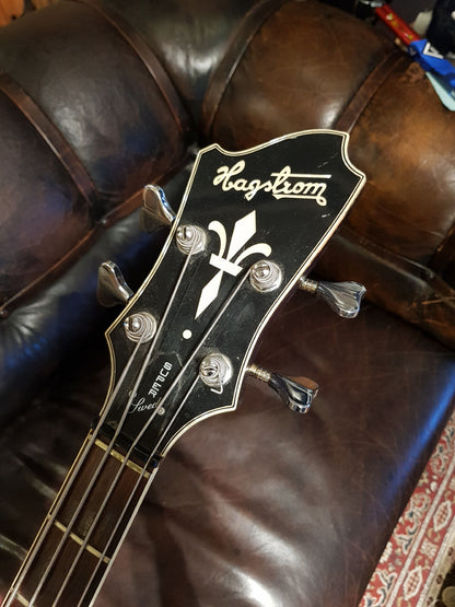 Vintage Hagström Super Swede el-bas 1981