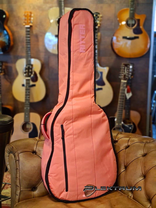 Lyserødt Guitar etui til western akustisk guitar