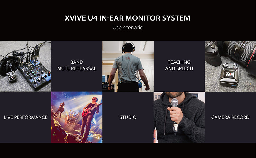 Xvive U4 In-Ear monitor system