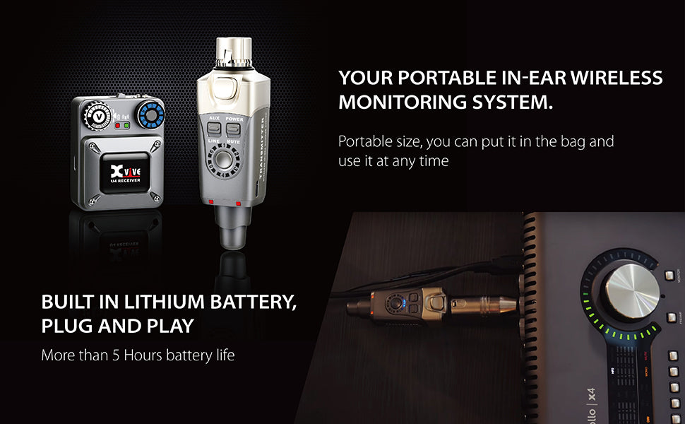 Xvive U4 In-Ear monitor system