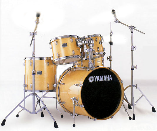 Yamaha Stage Custom trommesæt i Natur m/stativer