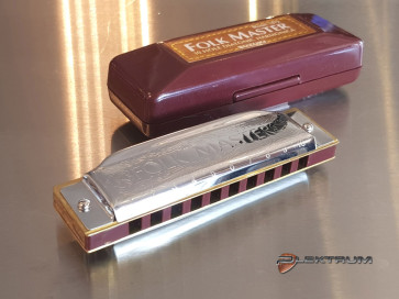 SuZuKi FolkMaster Blues Mundharpe - C